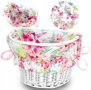 Zrób to sam: jak uszyć idealną wyściółkę do koszyka wiklinowego