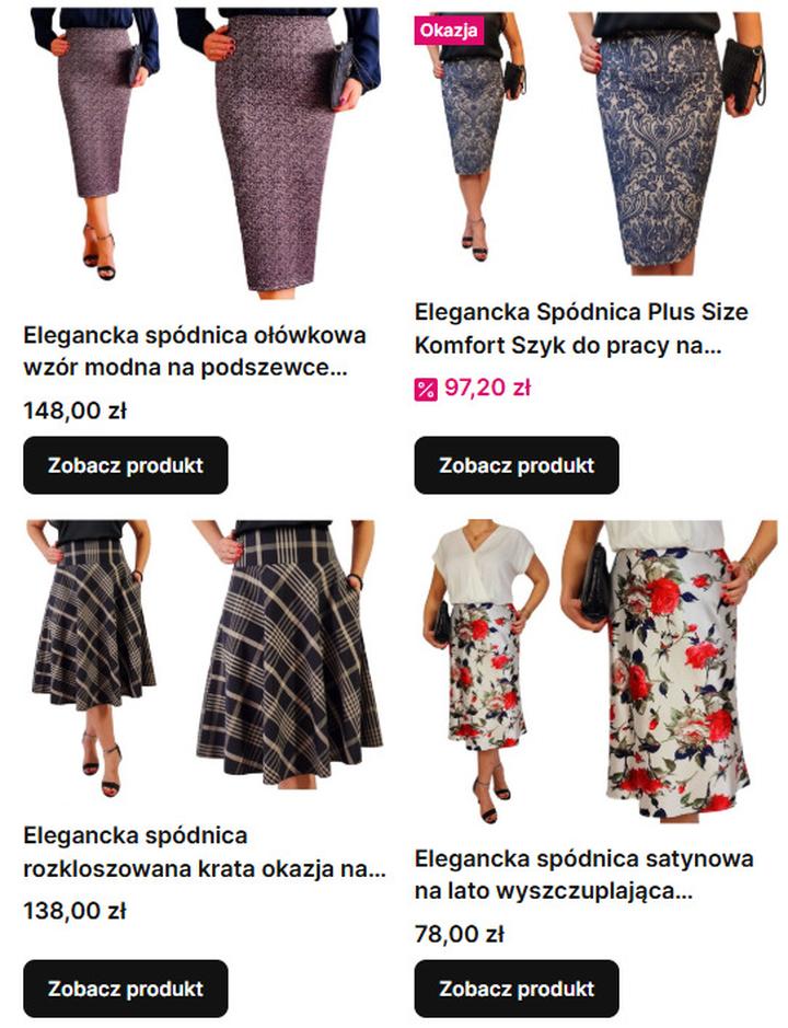 Kolory i wzory modelujące sylwetkę