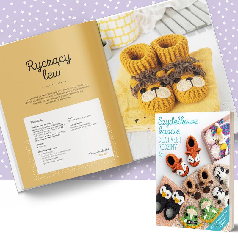 Prosty wykrój na kapcie