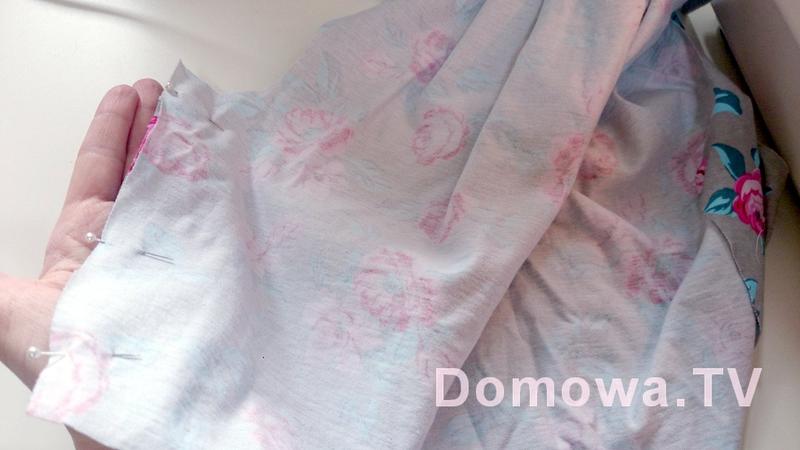 Przygotowanie wykroju bluzki