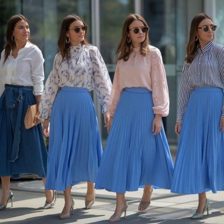 Idealne bluzki, które doskonale komponują się z kloszową spódnicą