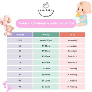Jak dobrać odpowiedni rozmiar dla 6-miesięcznego dziecka?