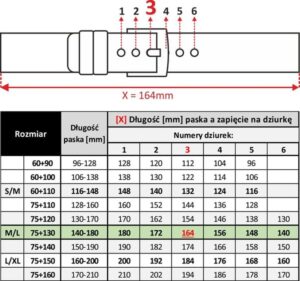 Jaki rozmiar odpowiada paskowi o długości 75 cm? Sprawdź to!