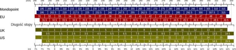 Jakie są różnice w rozmiarze butów przy numerze 24?