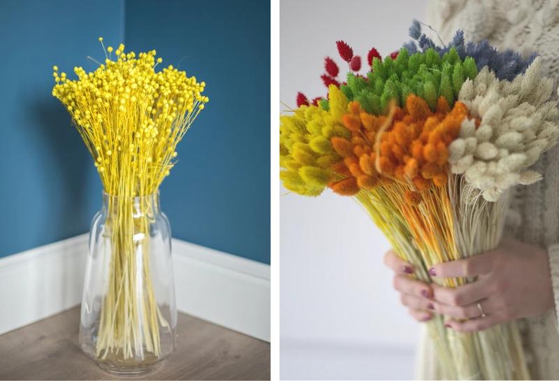 Twórcze sposoby na to, jak farbować kwiaty, by ożywić swój dom