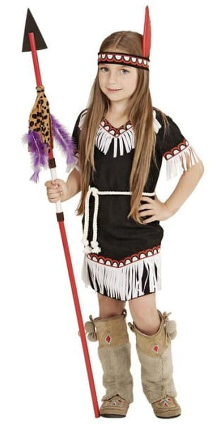 Kostium indiański z materiałów z recyklingu