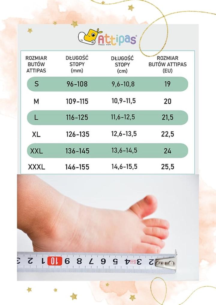 Normy rozmiarów obuwia dziecięcego