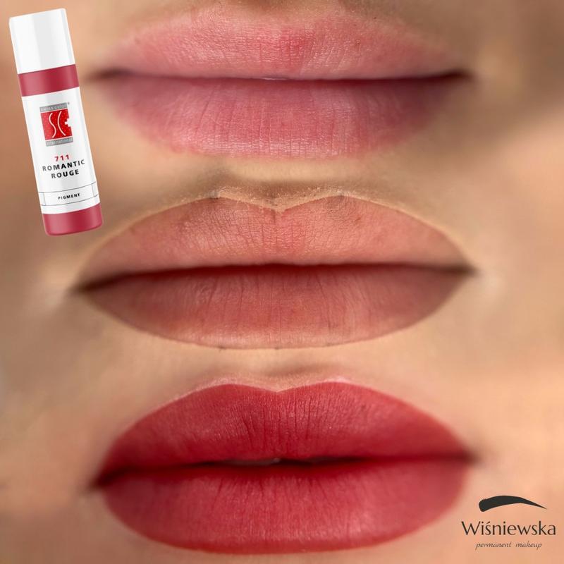 Powiększanie ust lakierem do włosów