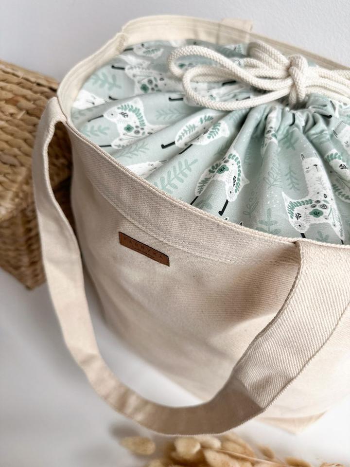 Szycie torby z kominem