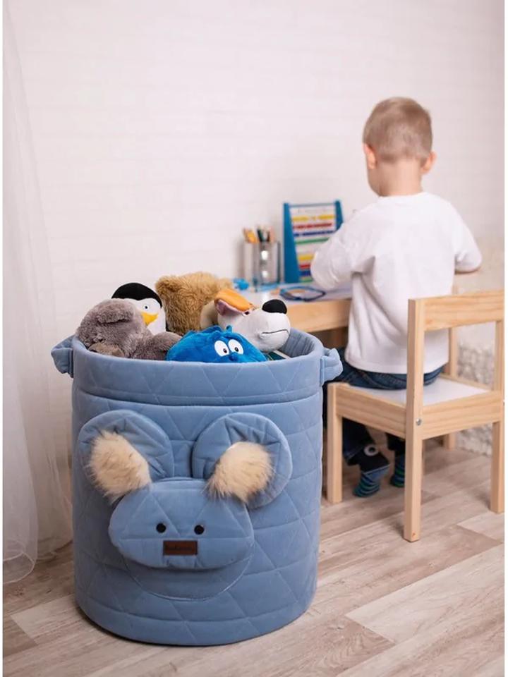 DIY szycie kosza na zabawki