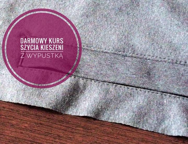 Szycie kieszeni z wypustką